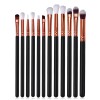 12 eye shadow brushes, makeup brushes, rose golden eye brush sets, beauty tools.