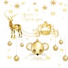 Christmas window stickers static stickers Christmas mall home party window static stickers decorative products