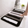 Flocked household carpet floor mat household toilet bathtub water absorbing foot mat bathroom anti-skid mat