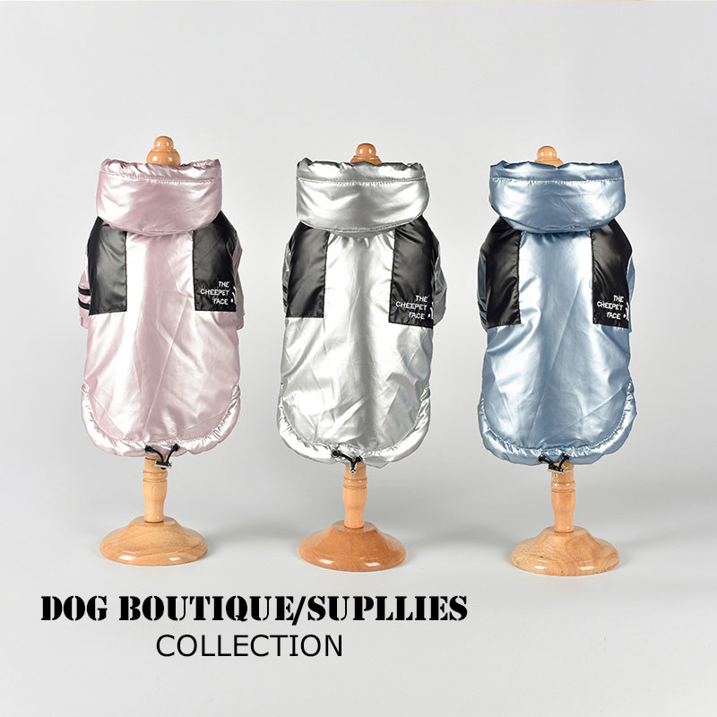 2019 dog clothes, pet padded two-legged cotton coat, winter snow coat, pet supplies, cat clothes wholesale