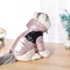 2019 dog clothes, pet padded two-legged cotton coat, winter snow coat, pet supplies, cat clothes wholesale