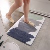 Simple Nordic Home flocking carpet floor mat into the door, bedroom, bathroom, water absorption and anti-skid foot pad