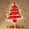 Christmas supplies Korean DIY Wall Christmas Tree Hotel shopping mall Christmas decorations Felt Christmas tree