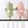 Pet clothes dog clothes puppy hooded two-legged sweater Teddy than cat season warm supplies manufacturers wholesale	