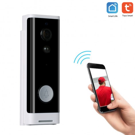 WiFi smart doorbell 1080p HD network wireless visual intercom mobile phone remote home monitoring camera