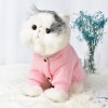 New pet clothes spring and autumn dog hooded sweater two-legged dog pattern printed clothes 