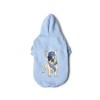 New pet clothes spring and autumn dog hooded sweater two-legged dog pattern printed clothes 