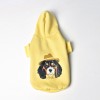New pet clothes spring and autumn dog hooded sweater two-legged dog pattern printed clothes 