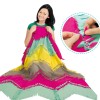 Parent-child interaction handmade material package knitting game intelligence toy handmade diy stitching fabric knotted quilt
