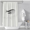 Shower curtain Nordic shower curtain digital printing waterproof polyester shower curtain bathroom curtain shower curtain customization
