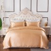 Home textile Satin three piece imitation silk bedding set