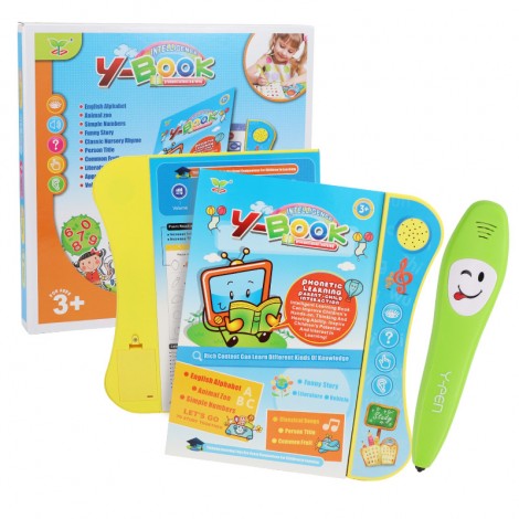 Explosive Y-BOOK Point of Reading Children’s Early Learning English Learning Machine Smart Toy Audio eBook