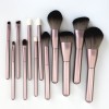 12 small grape cosmetic brush set, animal hair powder, eye shadow brush, beauty dressing tool.
