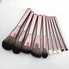 12 small grape cosmetic brush set, animal hair powder, eye shadow brush, beauty dressing tool.