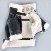Dog clothes autumn and winter thickened tide black fur one coat small dog Teddy Chenery cat bomeifadou