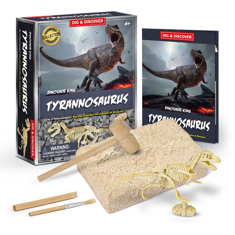 2020DIY archeological excavation Jurassic animal model skeleton simulation dinosaur toy puzzle assembly