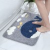 Bathroom, bathroom, water absorption and anti-skid cartoon carpet floor mat, living room entrance, simple household bedroom door mat