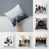 Home style Nordic geometric gold powder pillow peach skin velvet pillow cover pillow cushion waist