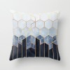 Home style Nordic geometric gold powder pillow peach skin velvet pillow cover pillow cushion waist