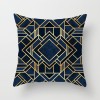 Home style Nordic geometric gold powder pillow peach skin velvet pillow cover pillow cushion waist