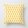 Yellow geometric lines sunrise sunset peach skin velvet pillow case car waist pillow sofa pillow case