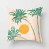 Yellow geometric lines sunrise sunset peach skin velvet pillow case car waist pillow sofa pillow case