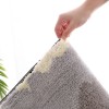 One piece floor mat, door mat, foot mat, toilet, bathroom, water absorbent non slip mat, bedroom carpet, household