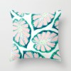 Fashion tropical plant polyester pillow cover office fabric sofa cushion cover home peach skin velvet pillow cover