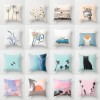 Home pillow Summer Beach Resort wind pillow peach skin velvet pillow case