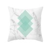 Simple fashion summer fresh mint green peach skin velvet pillow case cushion pillow case