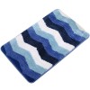 Flocking absorbent bathroom non slip floor mat door mat household bedroom balcony carpet