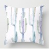 Cactus fleshy pillow case Nordic tropical plant pillow case peach skin velvet pillow case