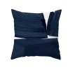 Creative ink blue geometric landscape pillow peach skin velvet pillow cover car sofa cushion cover