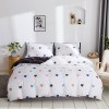 Bedding stripe geometry home textile European and American pillow case three piece set