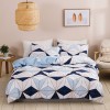 Bedding urban stripe checkered geometric drawing home textile three piece set