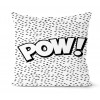 Home style Nordic simple black-and-white pillow peach skin velvet pillow cover pillow cushion waist