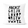 Home style Nordic simple black-and-white pillow peach skin velvet pillow cover pillow cushion waist