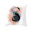 Rose golden Panther 26 English letter pillow cover rose English letter pillow cover