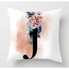 Rose golden Panther 26 English letter pillow cover rose English letter pillow cover