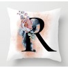 Rose golden Panther 26 English letter pillow cover rose English letter pillow cover