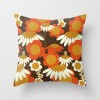 Daisy throw peach cover cushion case