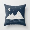 Abstract oil painting girl Mountain Sun Moon cactus holding pillow case geometry, pillow case can supply materials