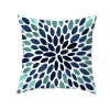 3pcs pillow case mint green yellow flower combination home decoration pink flower pillow