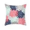 3pcs pillow case mint green yellow flower combination home decoration pink flower pillow