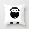 Lovely lamb pillow cover pleasant goat pillow short plush pillow