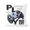 The keyboard handle of game fans is close to the pillow case, polyester pillow case and game fans