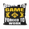 The keyboard handle of game fans is close to the pillow case, polyester pillow case and game fans