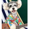 Dog clothes small dog summer thin flower shirt Teddy Chenery coquibago cat cotton pet clothes