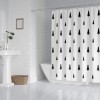 Shower curtain Nordic ins style simple shower curtain digital printing waterproof polyester shower curtain shower curtain