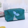 Mermaid Makeup Bag Fashion storage women's bag hand grasping four corner bag shell zipper bag